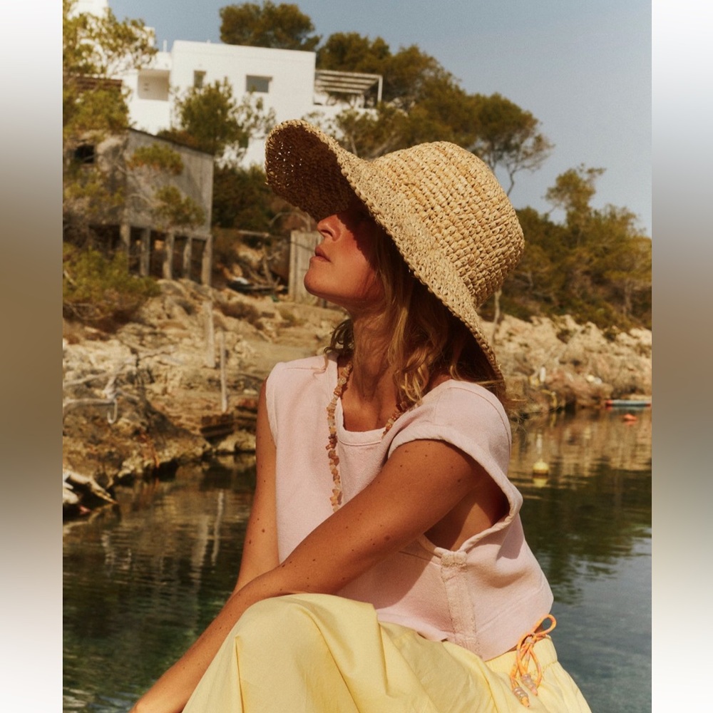 Free People x En El Mar Bingin Bucket Hat | Stripe | NWOT - Picture 4 of 6